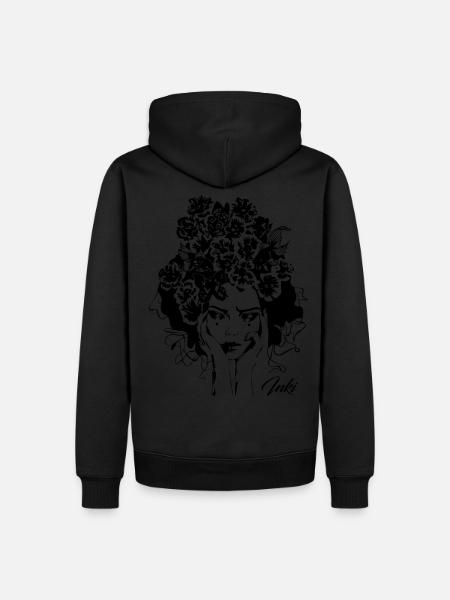 GEISHA - Men’s Premium Organic Hoodie - black