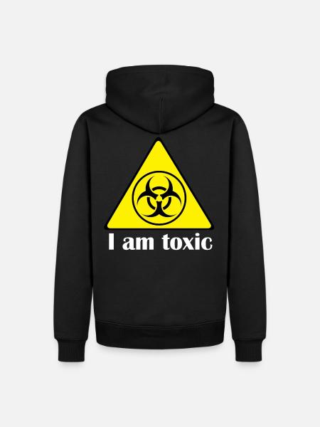Toxic - Men’s Premium Organic Hoodie - black