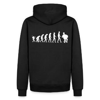 Accordion Accordion Evolution Music new gift - Men’s Premium Organic Hoodie - black - Back - Nico (187cm)