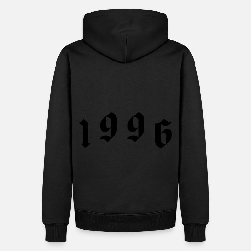 1996 - Männer Premium Bio Hoodie - Schwarz