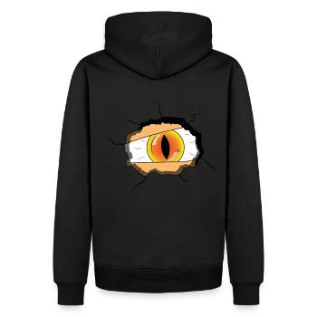 Manga Demonic Stalker - Männer Premium Bio Hoodie - Schwarz - Hinten - Nico (187cm)