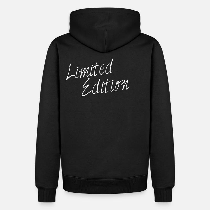 Limited Edition - Sweat à capuche Premium bio Homme - noir
