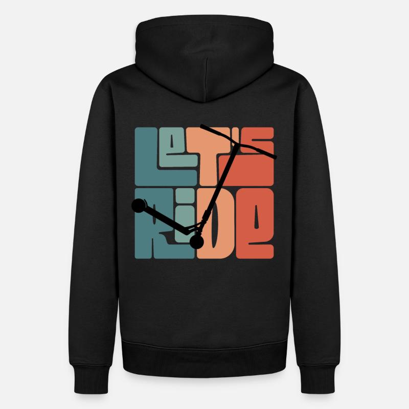 Let es ride - Männer Premium Bio Hoodie - Schwarz