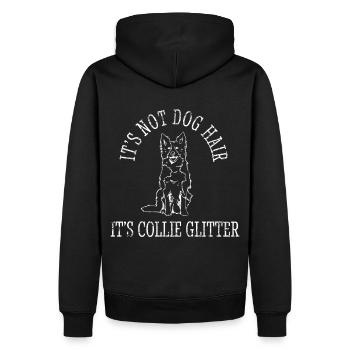 Conception unique de border collie pour - Sweat à capuche Premium bio Homme - noir - Dos - Nico (187cm)