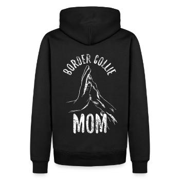 Design unique de Border Collie pour - Sweat à capuche Premium bio Homme - noir - Dos - Nico (187cm)