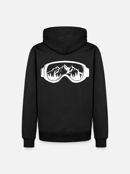 Ski goggles - Men’s Premium Organic Hoodie - black