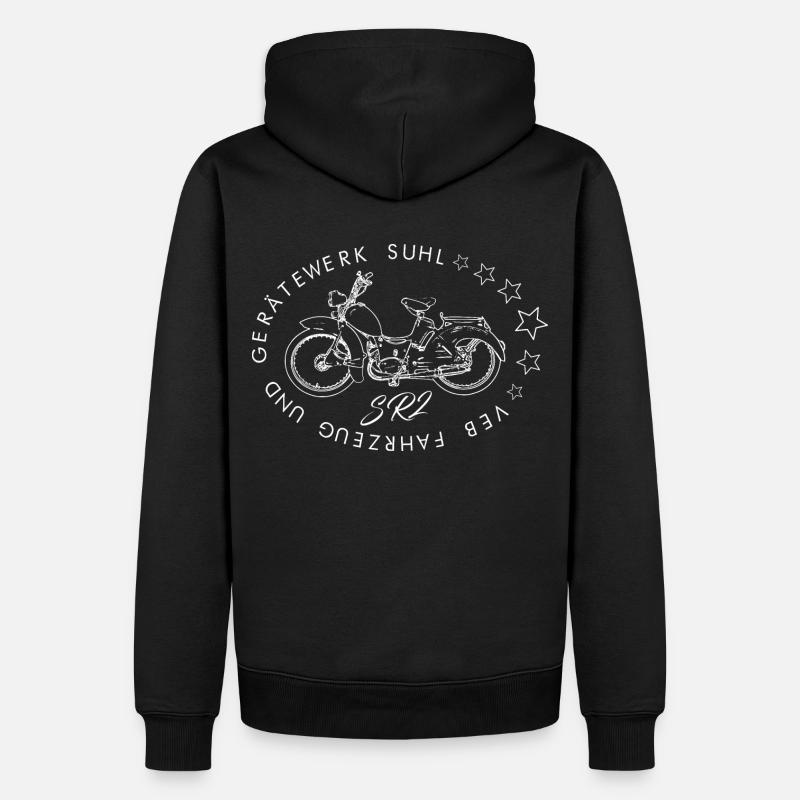 Simson SR2 - VEB Gerätewerk Suhl - Ostalgie - Männer Premium Bio Hoodie - Schwarz