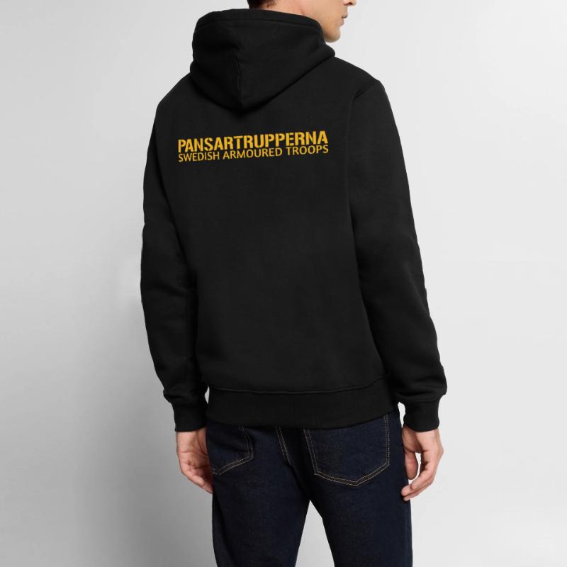 Pansartrupperna - Troupes blindées suédoises Sweat à capuche Premium bio Homme