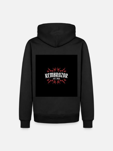 86 away - Sweat à capuche Premium bio Homme - noir