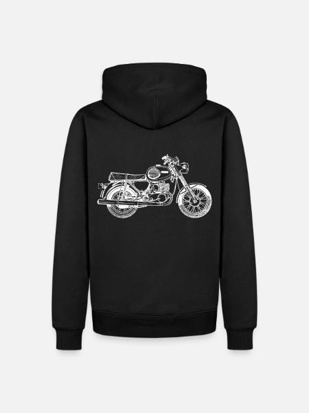 MZ TS 250/1 - Ostalgie - Men’s Premium Organic Hoodie - black