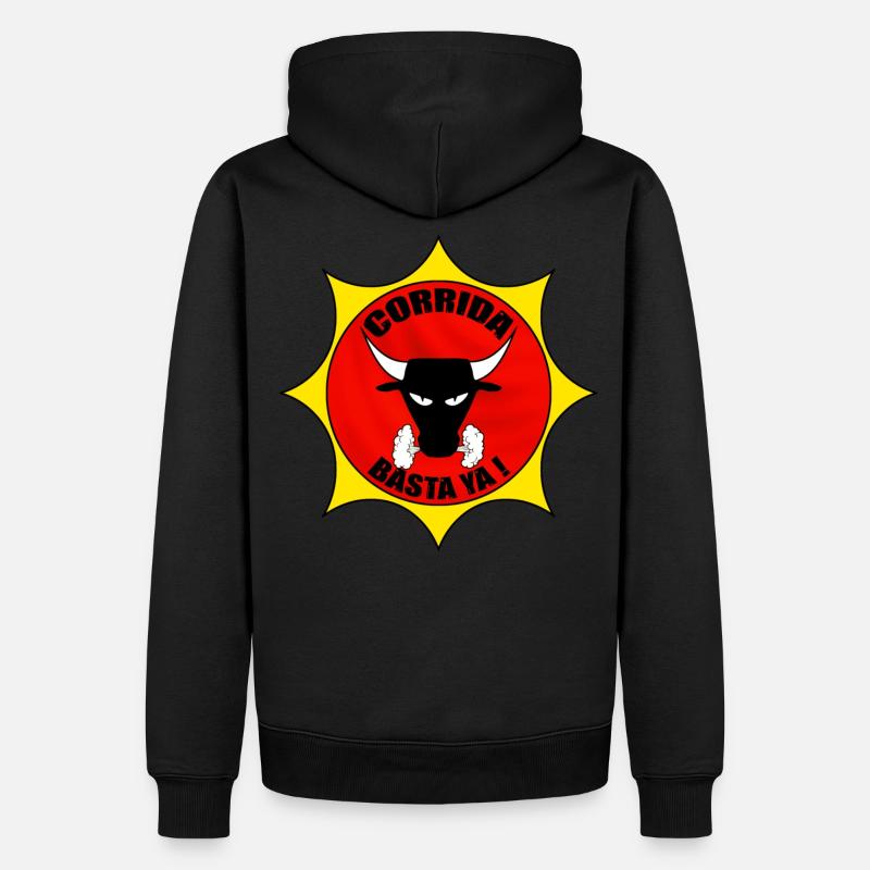 corrida_1 - Männer Premium Bio Hoodie - Schwarz