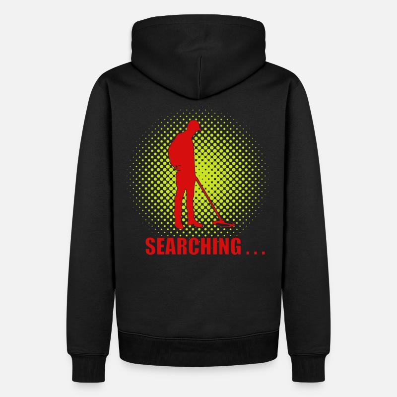 Sondengänger - Sondeln - Männer Premium Bio Hoodie - Schwarz