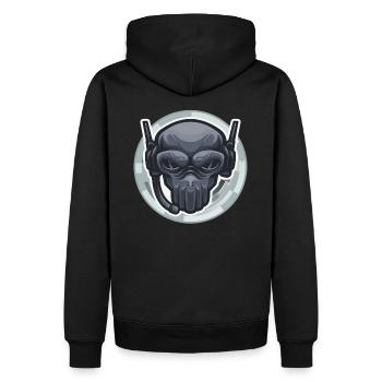 Skull Skull Gamer Gaming Headset cadeau - Sweat à capuche Premium bio Homme - noir - Dos - Nico (187cm)