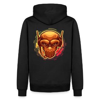 Skull Skull Gamer Gaming Headset cadeau - Sweat à capuche Premium bio Homme - noir - Dos - Nico (187cm)