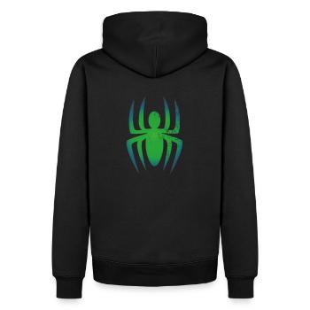 Spider Tarantula Tarantula Tarantula black widow - Men’s Premium Organic Hoodie - black - Back - Nico (187cm)