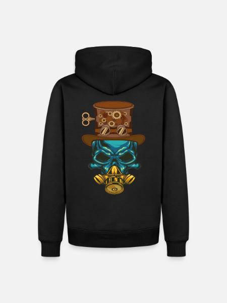 Steampunk Steampunker Steampunks Steampunkers - Men’s Premium Organic Hoodie - black