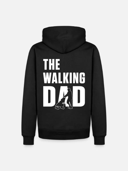 The Walking Dad - Men’s Premium Organic Hoodie - black