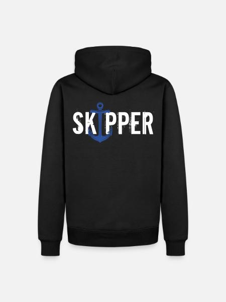 Skipper - Men’s Premium Organic Hoodie - black