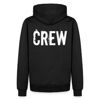 équipage - Sweat à capuche Premium bio Homme - noir - Dos - Nico (187cm)