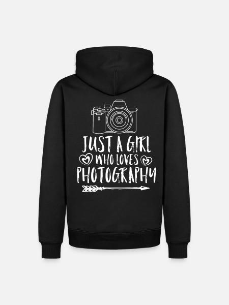 photographer - Men’s Premium Organic Hoodie - black
