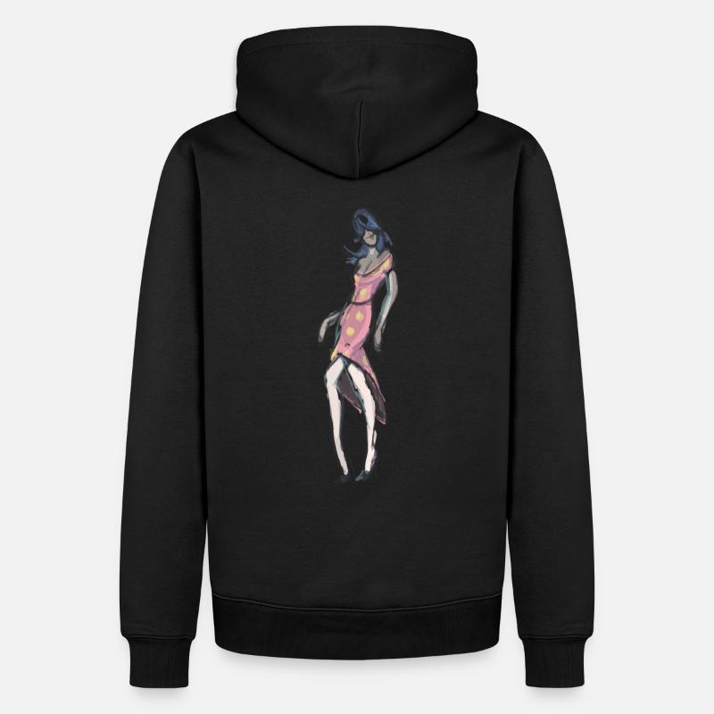 Modedesigner - Männer Premium Bio Hoodie - Schwarz