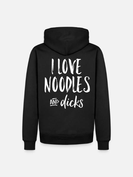 Versauter Spruch - Männer Premium Bio Hoodie - Schwarz