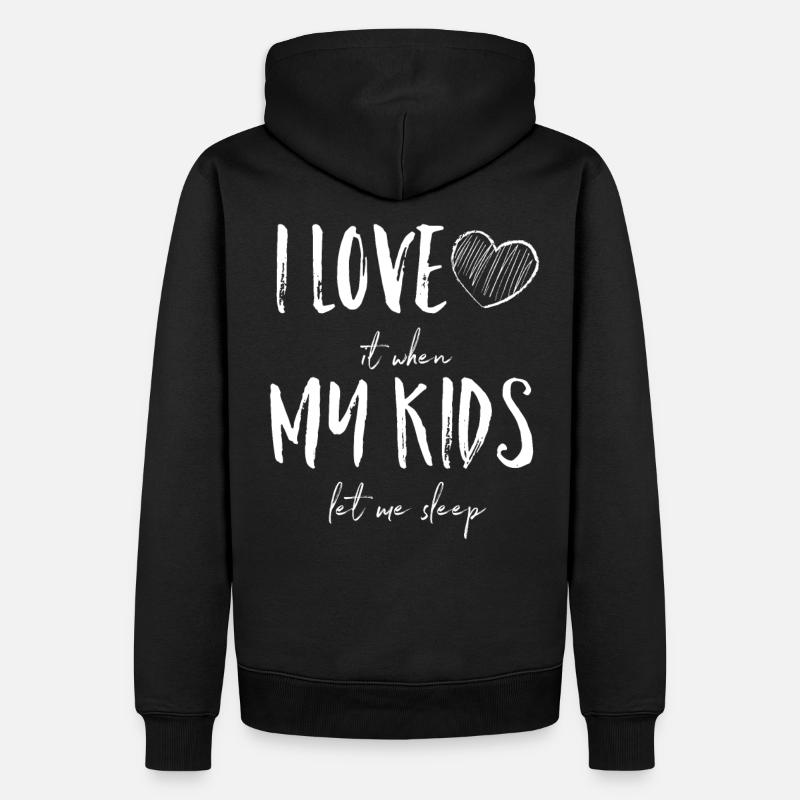 Maman drôle disant - Sweat à capuche Premium bio Homme - noir