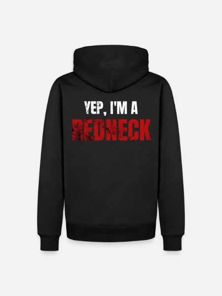 Redneck sayings - Men’s Premium Organic Hoodie - black