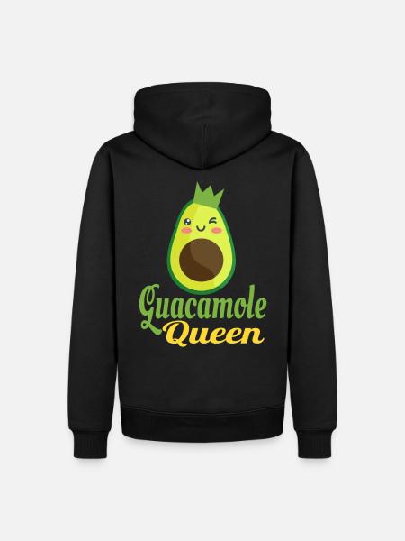 Guacamole Queen - Men’s Premium Organic Hoodie - black