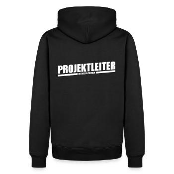 Projektleiter Betreutes Trinken - Mallorca T-Shirt - Männer Premium Bio Hoodie - Schwarz - Hinten - Nico (187cm)