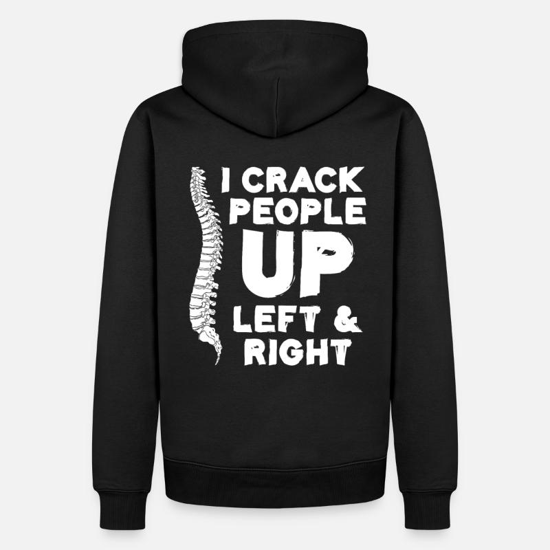 Osteopathen Geschenke - Männer Premium Bio Hoodie - Schwarz