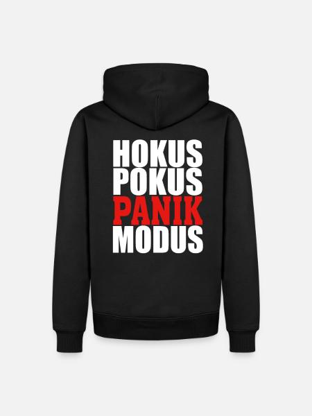 Hokus Pokus Modus - Männer Premium Bio Hoodie - Schwarz