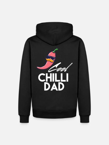 Chilli saying papa - Men’s Premium Organic Hoodie - black