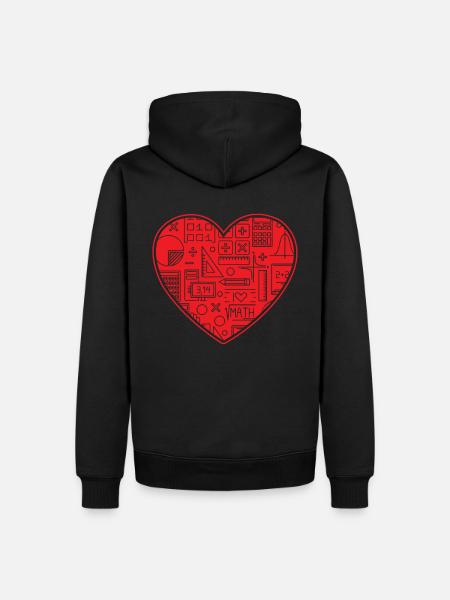 Math Mathematics Dear Mathematicians - Men’s Premium Organic Hoodie - black