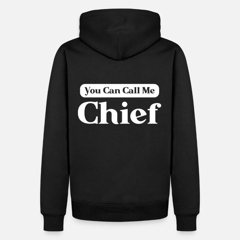 Chefkoch Geschenk Spruch Küchenchef - Männer Premium Bio Hoodie - Schwarz