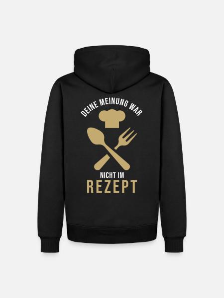 Cook gift saying funny - Men’s Premium Organic Hoodie - black