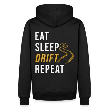 Drift Driftauto Voiture Fan Rengain - Sweat à capuche Premium bio Homme - noir - Dos - Nico (187cm)