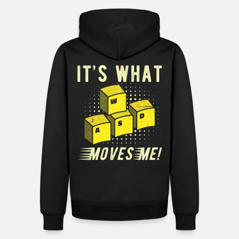 Gamer Geschenk Computer PC Gaming - Männer Premium Bio Hoodie - Schwarz