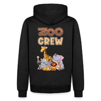Zoo Crew Zoo Excursion Kids - Men’s Premium Organic Hoodie - black - Back - Nico (187cm)
