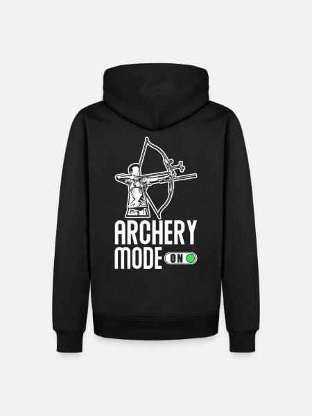 Archery saying funny - Men’s Premium Organic Hoodie - black