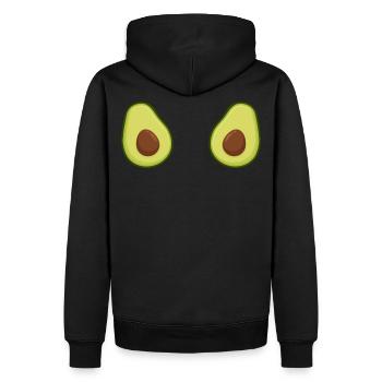 Avocado - Sweat à capuche Premium bio Homme - noir - Dos - Nico (187cm)