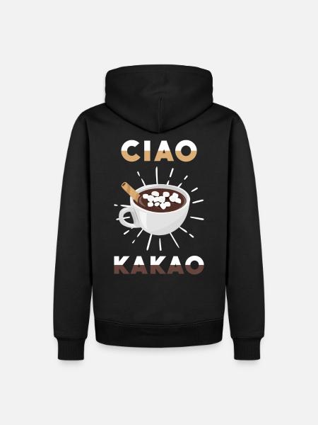 Ciao Cocoa - Men’s Premium Organic Hoodie - black