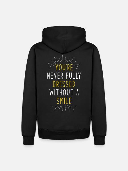 Laughing saying - Men’s Premium Organic Hoodie - black