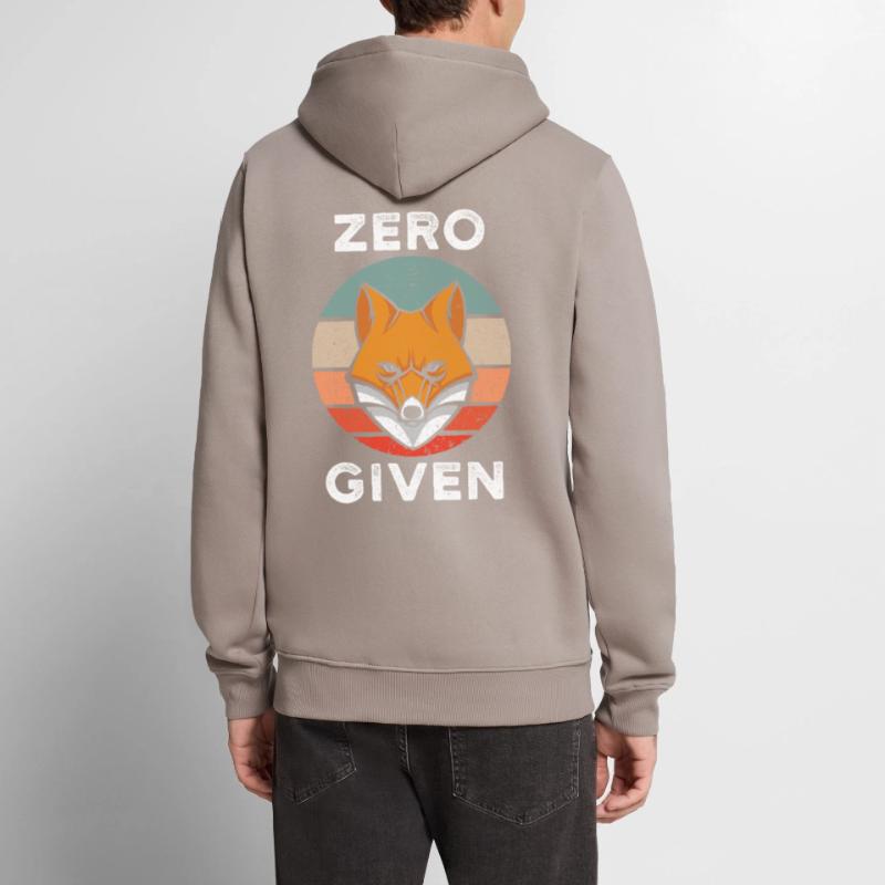 Zero Fox Given Männer Premium Bio Hoodie