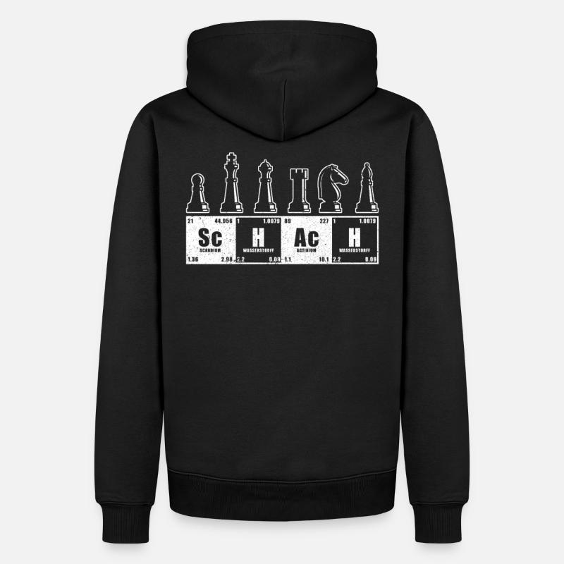 Schach - Männer Premium Bio Hoodie - Schwarz