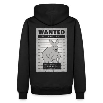 Kängeru - Sweat à capuche Premium bio Homme - noir - Dos - Nico (187cm)