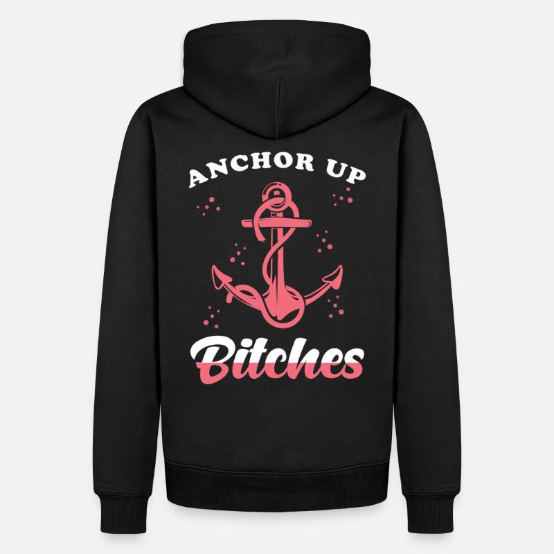 Anker Jeu de mots - Sweat à capuche Premium bio Homme - noir
