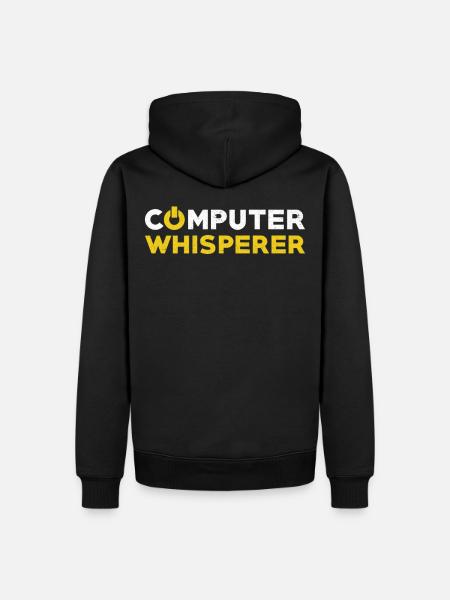 Computer scientist gift computer - Men’s Premium Organic Hoodie - black