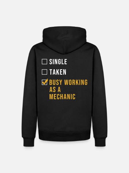 Mechanic Gift - Men’s Premium Organic Hoodie - black
