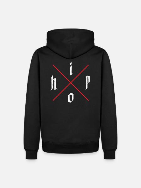 Hip Hop - Men’s Premium Organic Hoodie - black